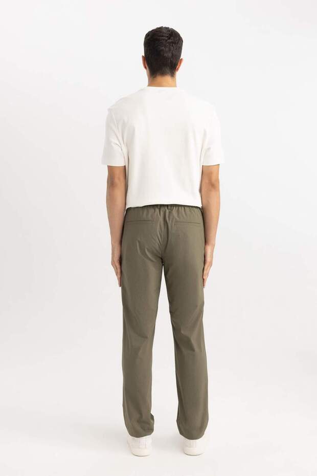Jogger Yazlık Kumaş Pantolon Düz Paça Cepli B6467AX24SP - 8