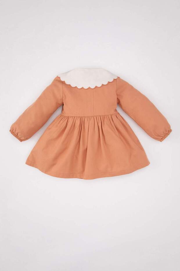Kız Bebek Uzun Kollu Twill Elbise C0542A524SP - 5