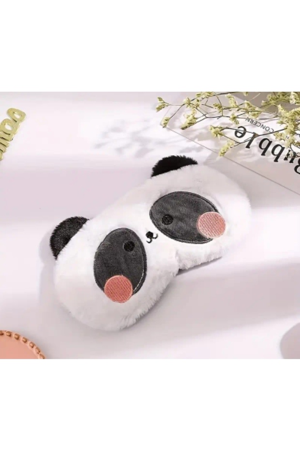 باندا للنوم على شكل عين من القطيفة - 3