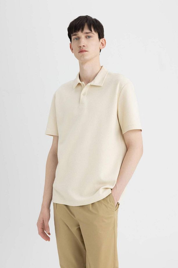 New Regular Fit Basic Düz Kısa Kollu Polo Tişört B4939AX24SP - 3