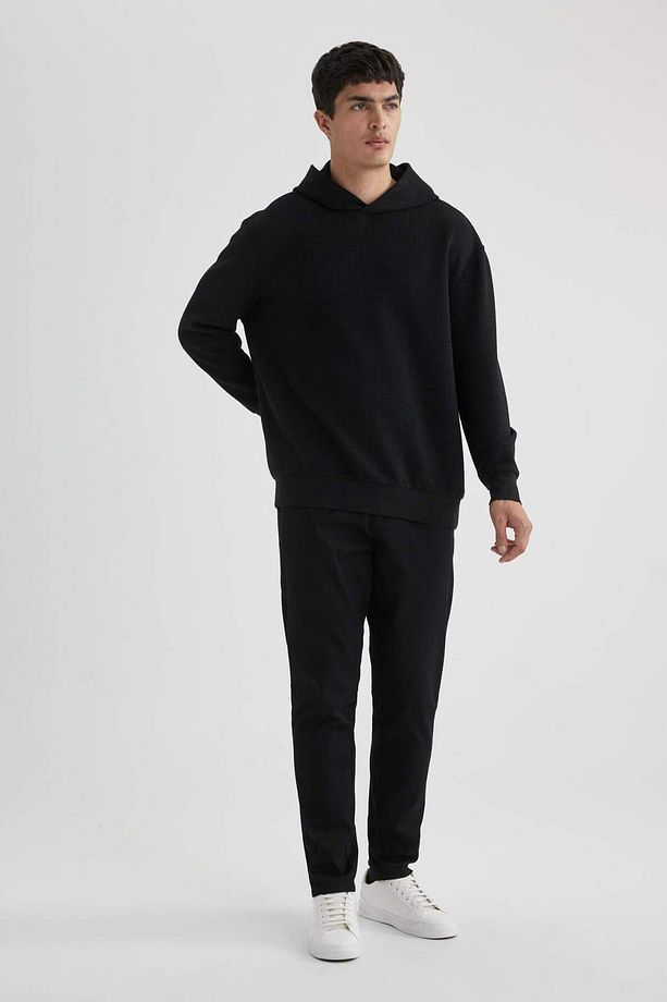 Oversize Geniş Kalıp Kapüşonlu Kapitone Sweatshirt B6492AX24SP - 6