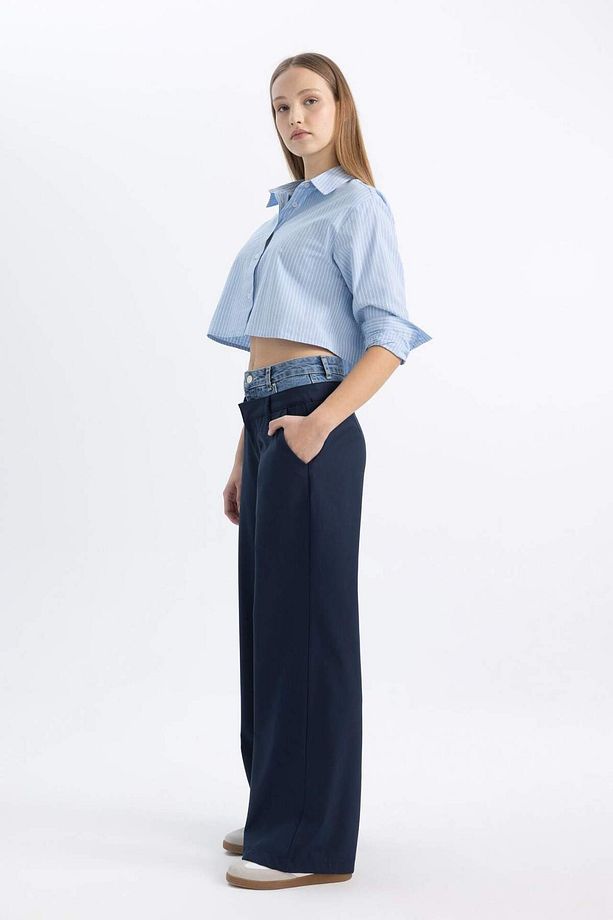 Coool Wide Leg Geniş Paça Yüksek Bel Palazzo Pantolon C2624AX24SP - 4