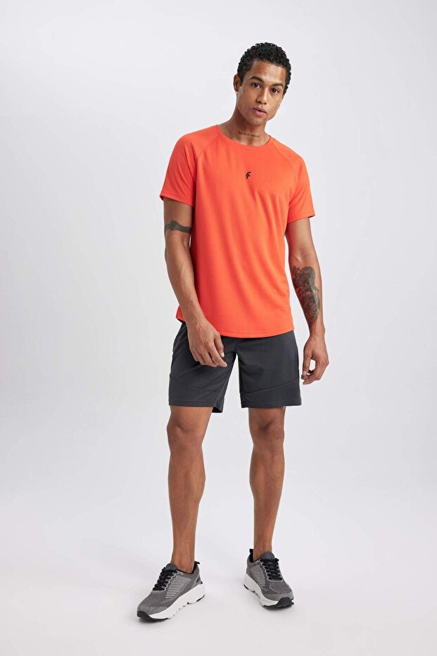 DeFactoFit Slim Fit Dar Kesim Sporcu Kısa Paça Şort B4737AX24SP - 4