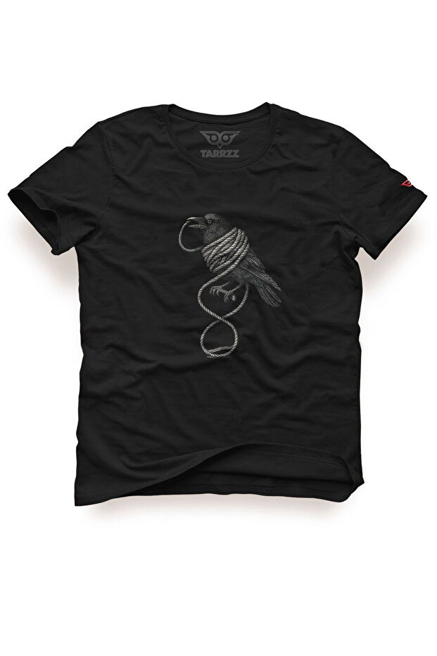 The Crow Design T-Shirt – Crow Unisex Crew Neck 100% Cotton Black Regular T-Shirt