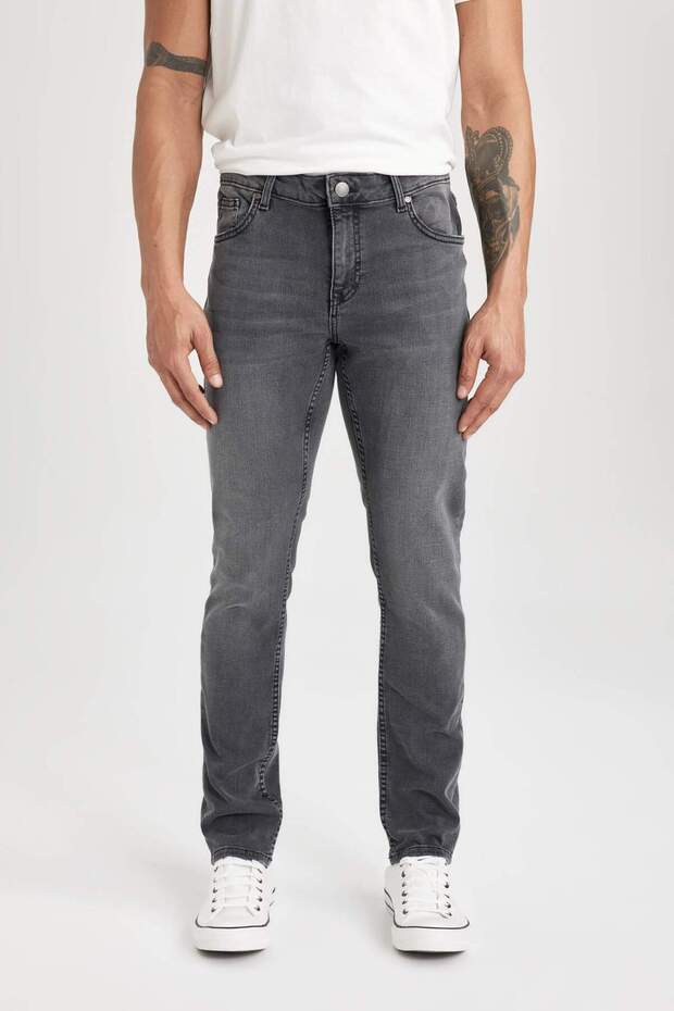 Carlo Skinny Fit Extra Tight Fit Regular Waist Extra Tight Leg Jean Pants B3619Ax24Sp