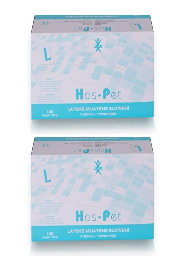 Powdered Gloves Doctor Gloves White 100 Pack 2 Pieces L Size Latex Gloves