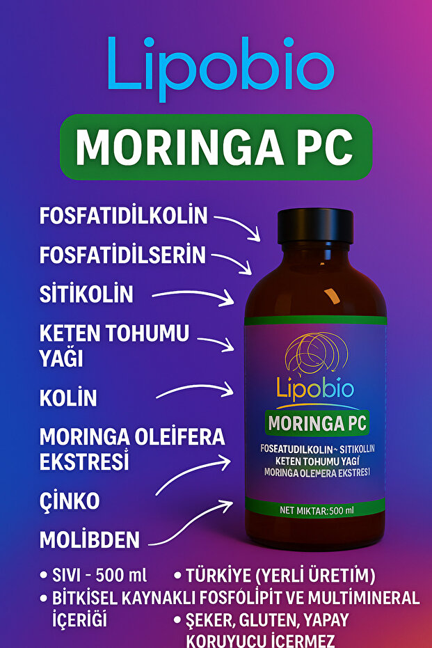 Moringa PC - Bitkisel kaynaklı fosfolipit ve multimineral içeriği - 2