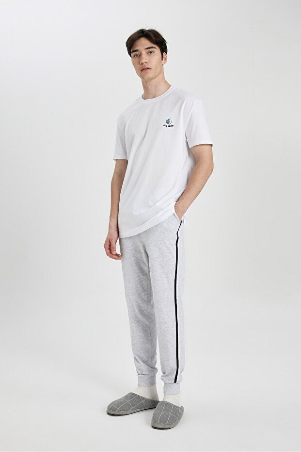 Regular Fit Kısa Kollu Pijama Takımı B7275AX24SP - 2