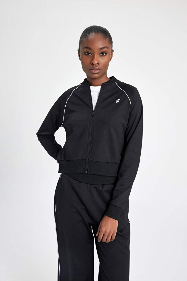 DeFactoFit Standart Fit Çift Cepli Pike Sporcu Hırka B3984AX24SP - 4