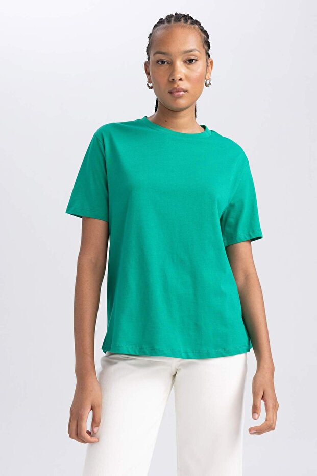 Regular Fit Kısa Kollu Tişört B0642AXNS - 5