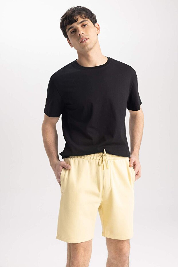 Regular Fit Basic Düz Bermuda Şort A2348AX23SM - 3