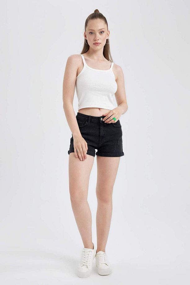Coool Fitted Fitilli Kaşkorse Beyaz Askılı Basic Atlet B1659AX23HS - 2