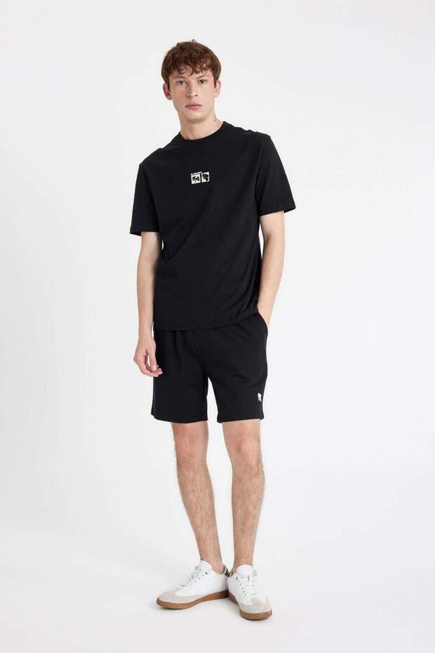 Slim Fit Dar Kesim Dar Paça Pamuklu Şort A3893AX23HS - 1