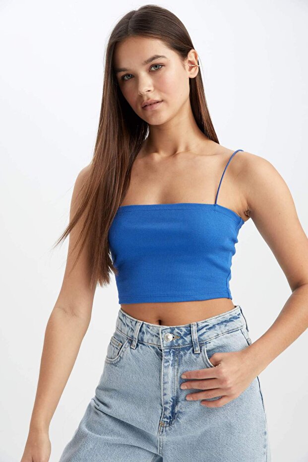 Coool Fitted Fitilli Kaşkorse Atlet - 1