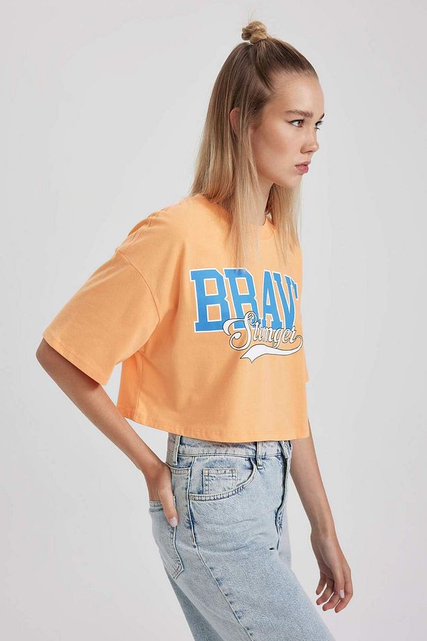 Coool Oversize Fit Baskılı Kısa Kollu %100 Pamuk Tişört Z2179AZ23SM - 7