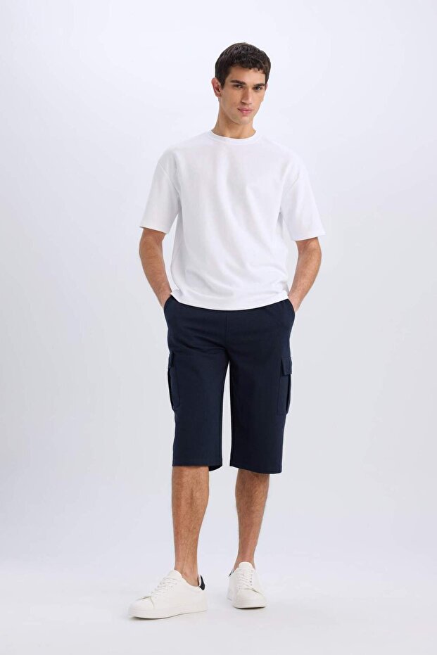 Regular Fit Basic Kapri Şort T4693AZ22SM - 4