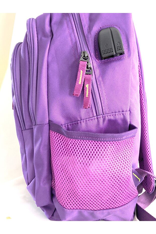 School Polo Backpack - Usb Cable - 5