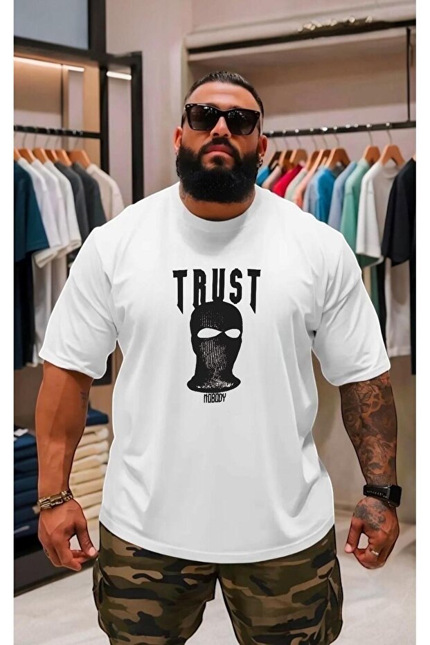 Large Size Unisex Printed Tee