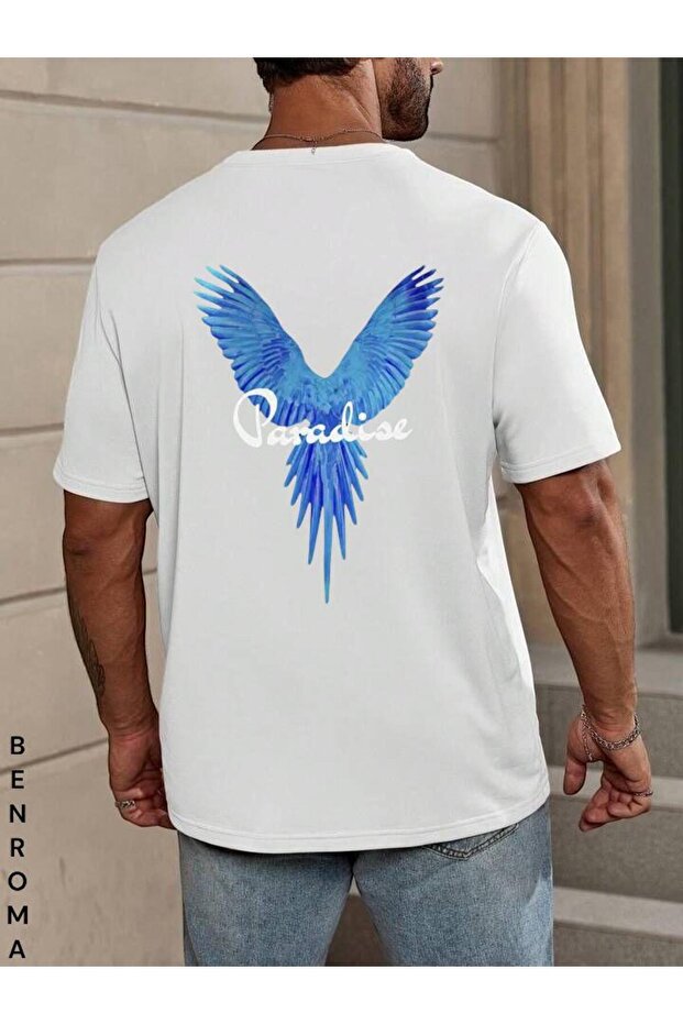 Oversize Back Printed Unisex T-Shirt Printed