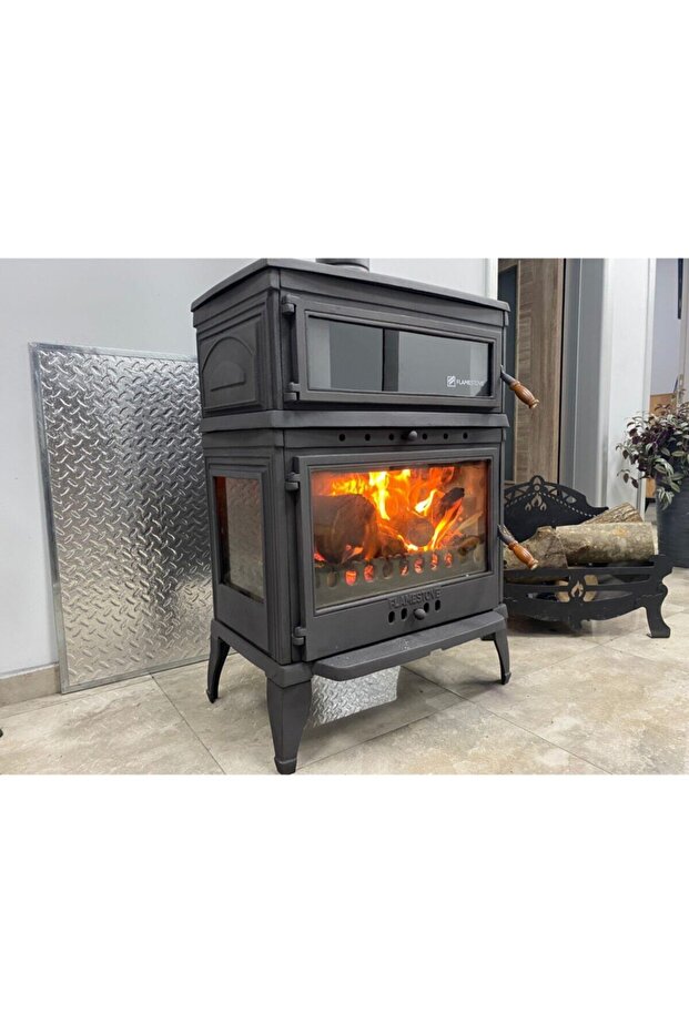 RETRO LÜX DİK FIRINLI KUZİNE SOBA FS-045 - 6