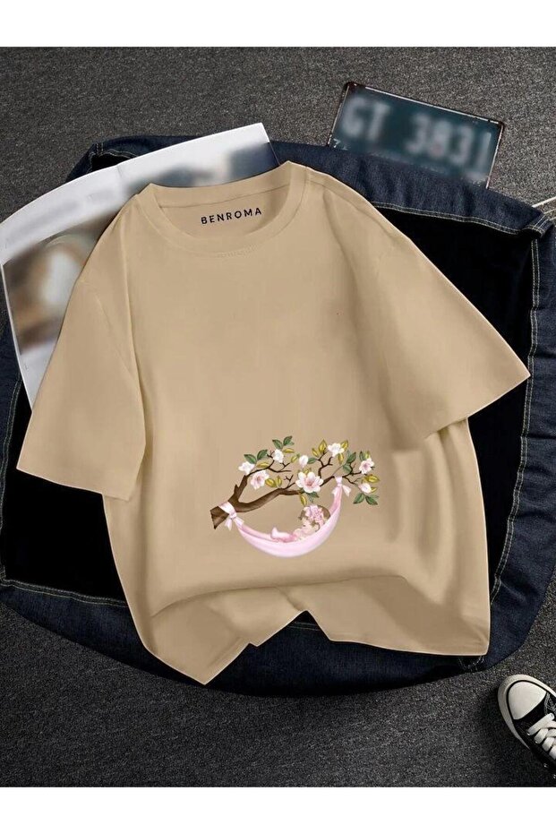 HAMİLE BASKILI TİSORT - 1