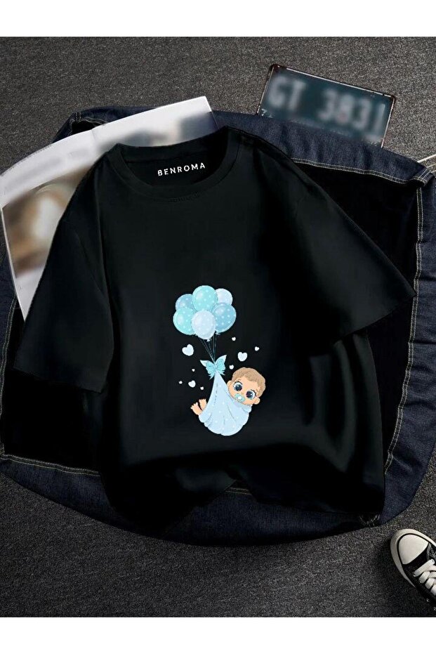 HAMİLE BASKILI TİSORT - 1