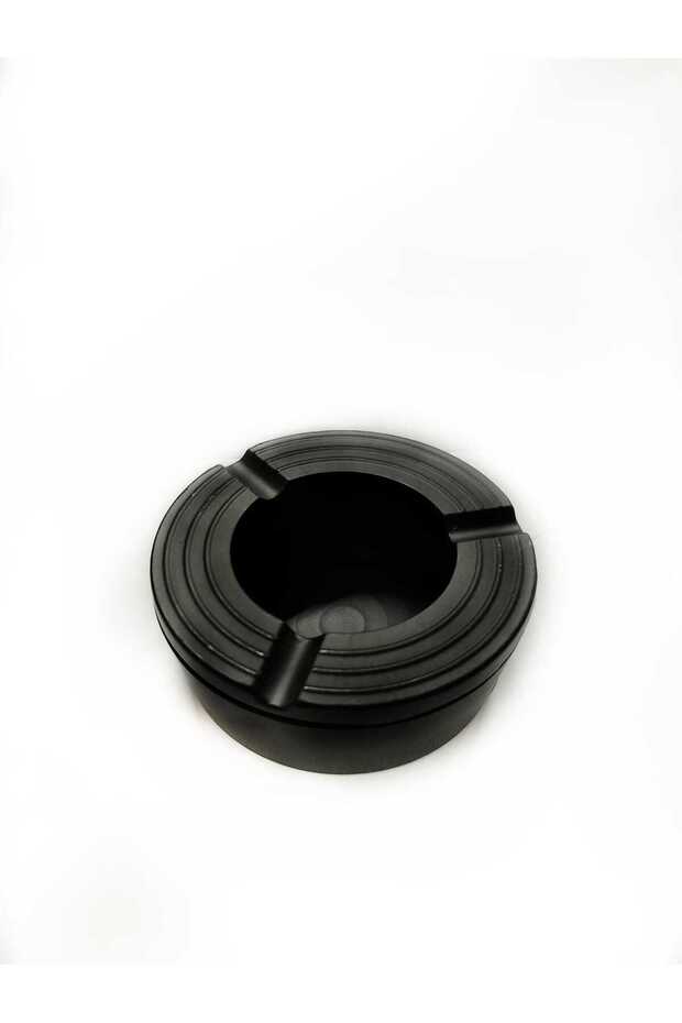 Casting Ashtray Round Black - 1