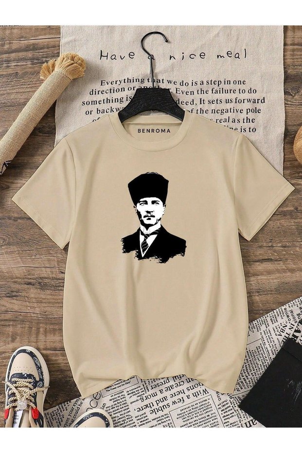 Atatürk Printed Oversized Unisex T-Shirt