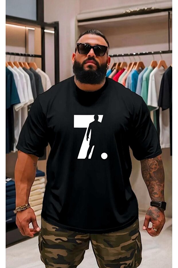 Large Size Unisex Printed Tee