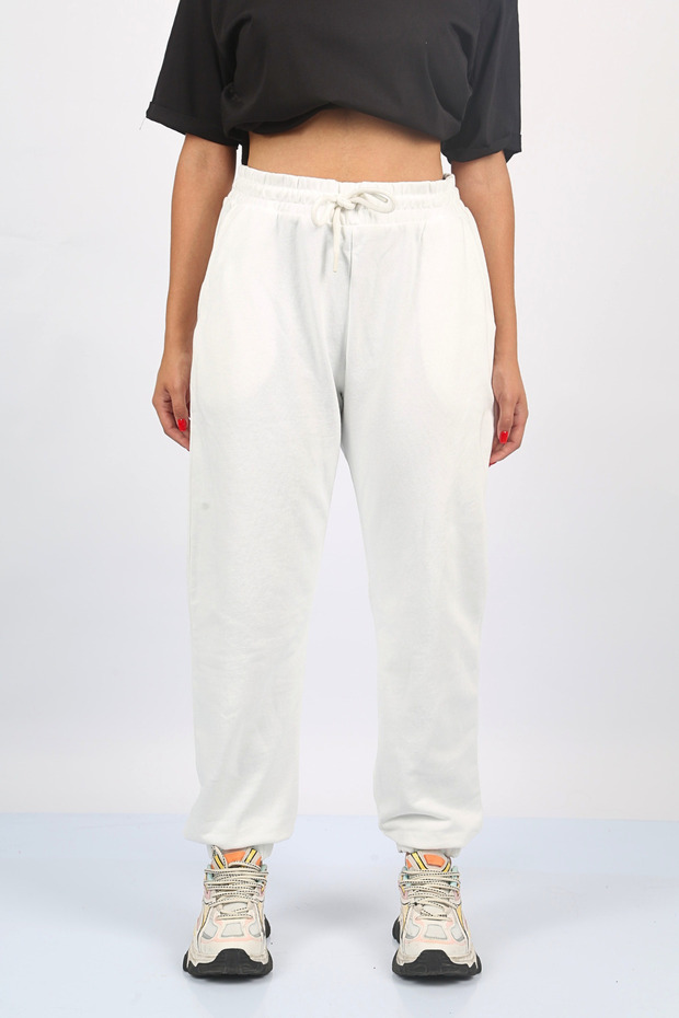 White Basic Sweatpants SH116 - 2