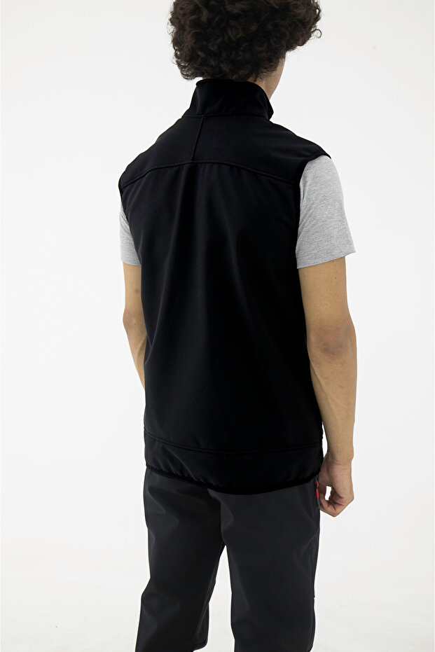 Erkek Dik Yaka Softshell Yelek - 6