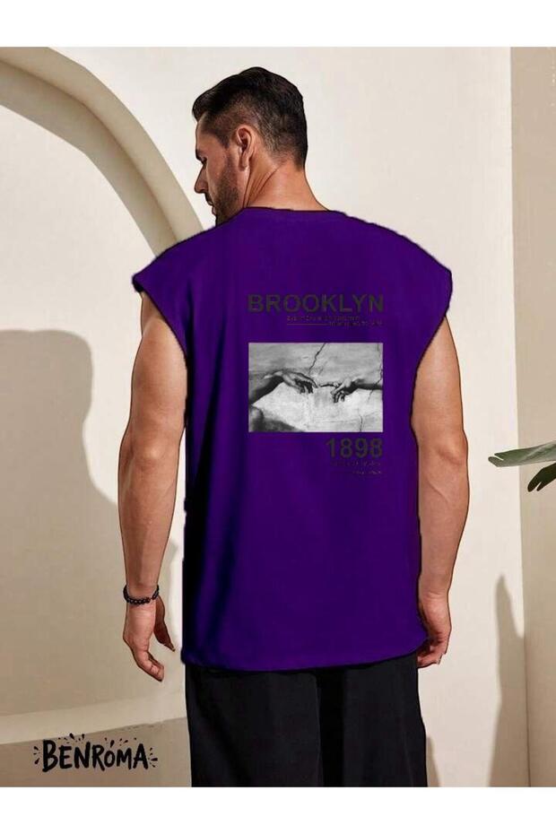Brooklyn 1898 Printed Sleeveless T-Shirt