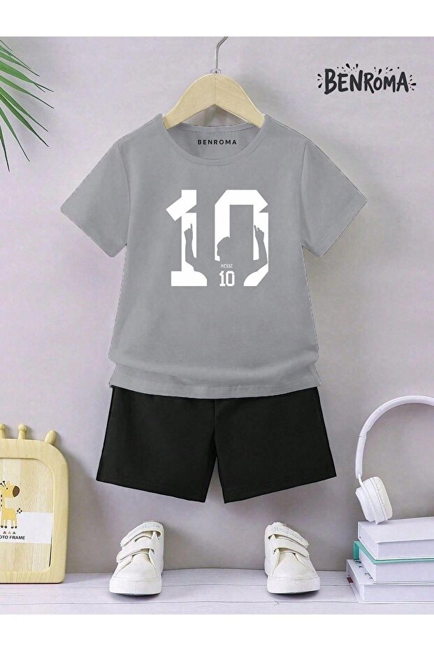 Unisex Kids Shorts Set - Character Printed