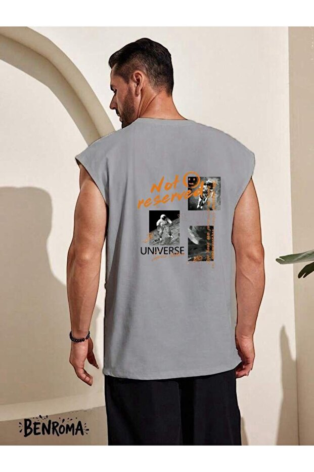 Not Reserved Printed Sleeveless T-Shirt