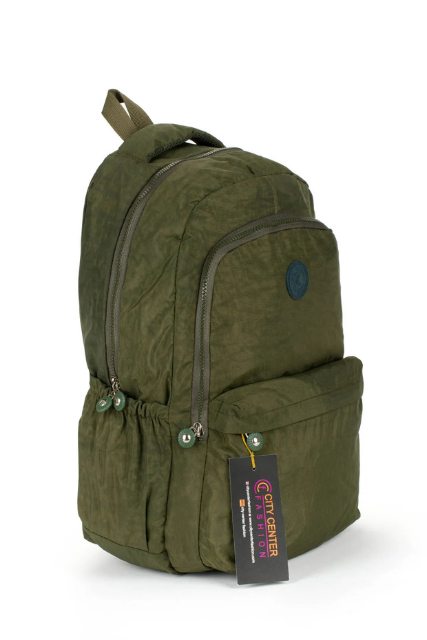 Unisex Crinkle Waterproof Fabric Large Size Multi-Compartment School and Travel Backpack Cty-Lbn-302