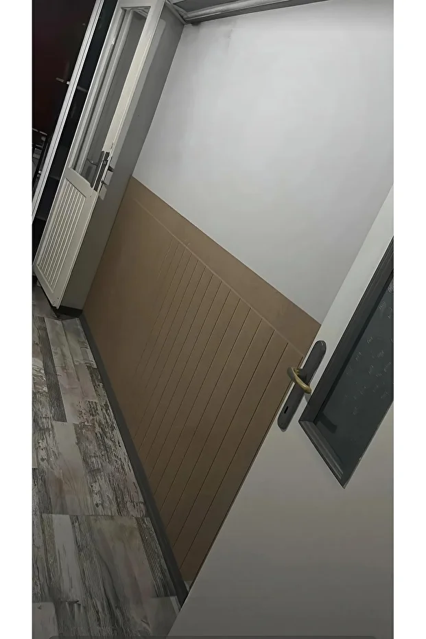 Mdf Cnc Işlemeli Dekoratif Boyanabilir Duvar Paneli(102X54CM) (6MM) Düz - 6