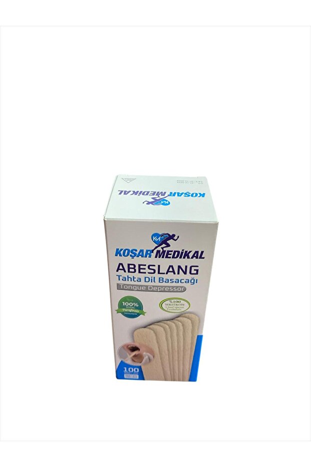 Abeslang Tahta Dil Basacağı 1 Paket 100 Adet - 4