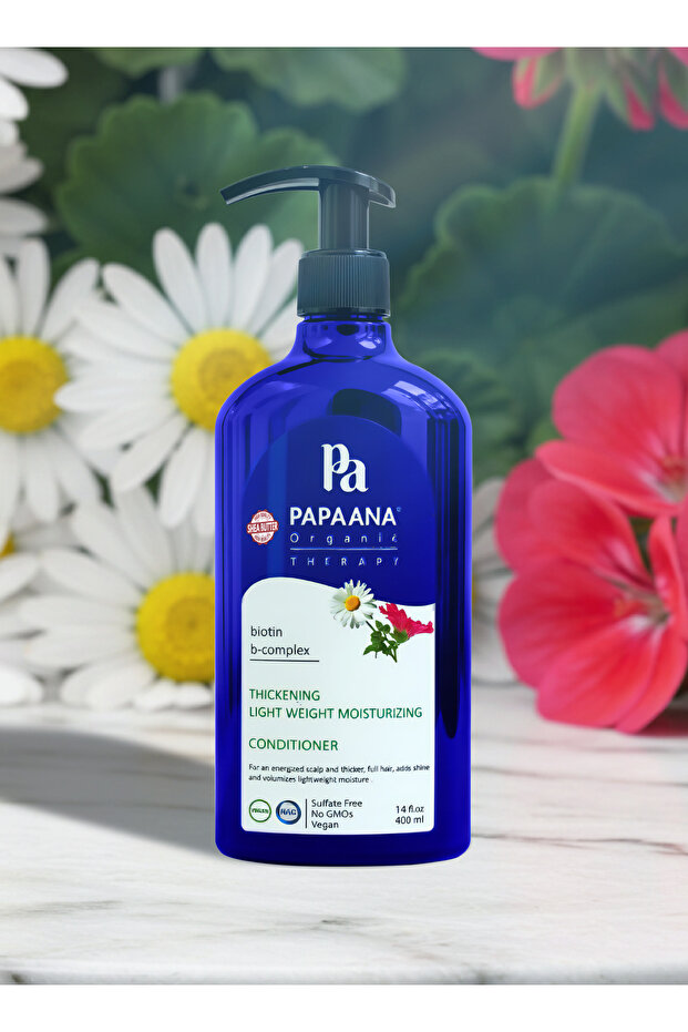 PAPAANA ORGANICS THICKENING LIGHT MOISTURE CONDITIONER 400ML