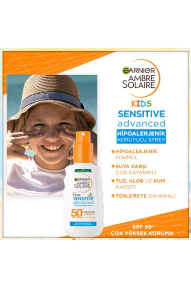 Garnier Kids Sensitive Advanced Spray Çocuk Hassas Spf50 150ml - 2