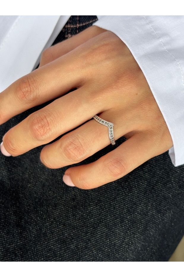 خاتم حجر موديل V - 2