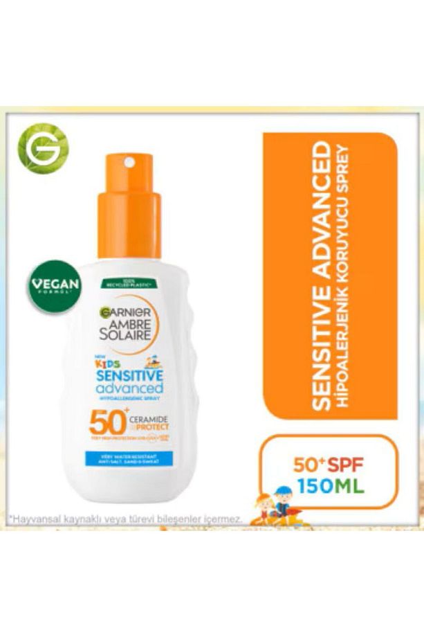 Garnier Kids Sensitive Advanced Spray Çocuk Hassas Spf50 150ml - 1