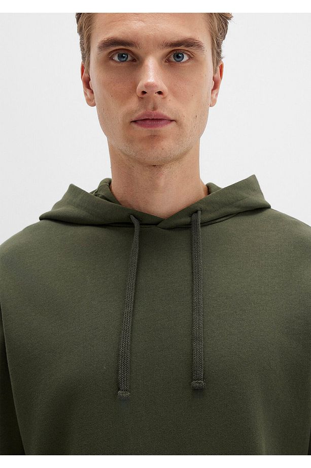 Kapüşonlu Haki Sweatshirt 0S10417-71545 - 5