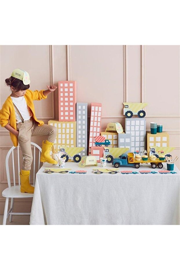 - Construction Cupcake Kit - İnşaat Cupcake Kit - 3