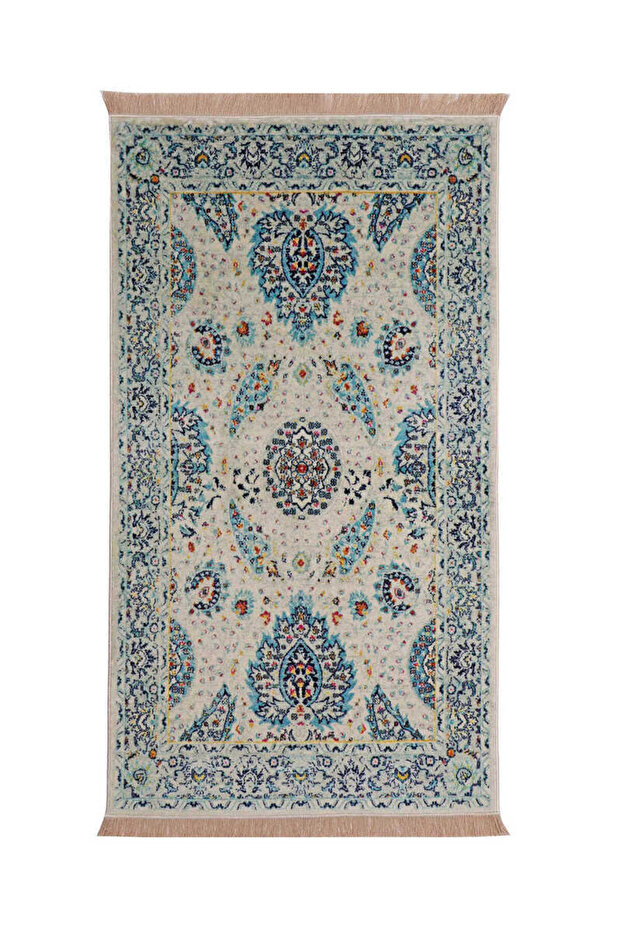 Su Yeşil Bambu Halı Seccade - 1