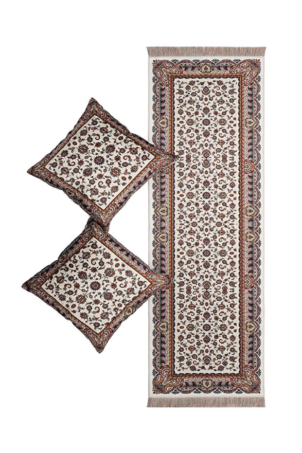 Σετ βελούδινης κρέμας Runner - 1