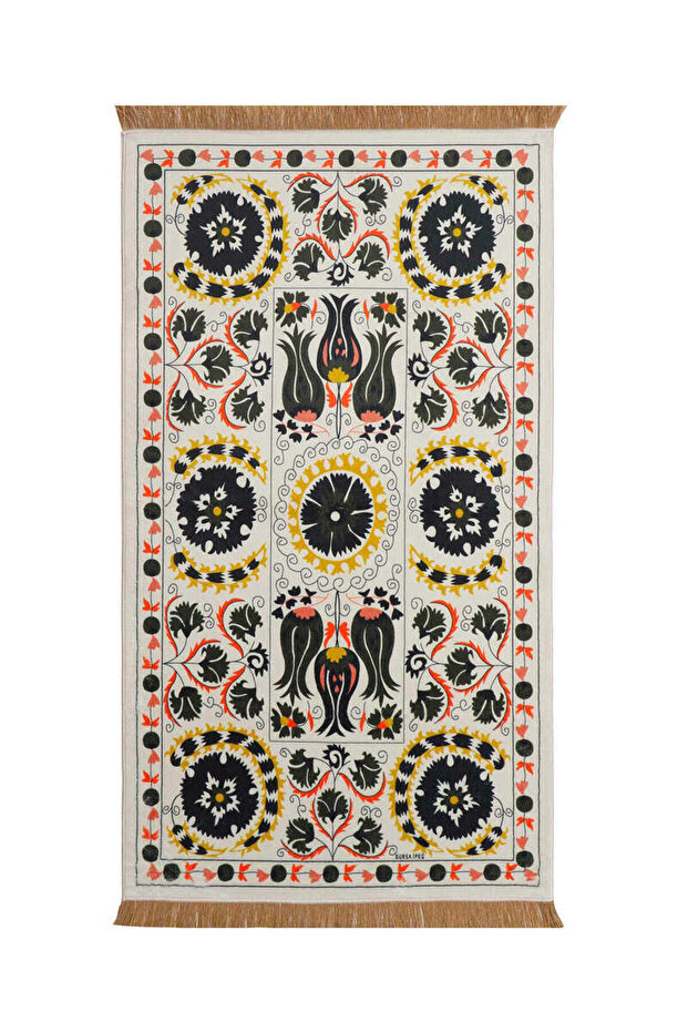 Yeşil Bambu Halı Seccade - 1