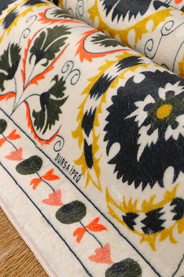 Yeşil Bambu Halı Seccade - 3