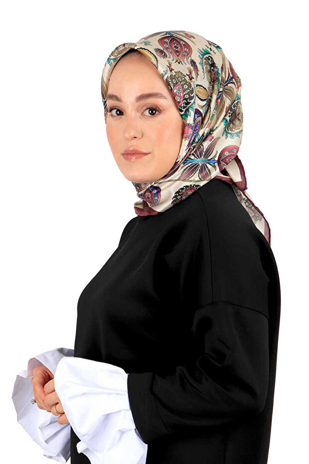 وشاح حريري بنمط إيزنيك بلوم - 2