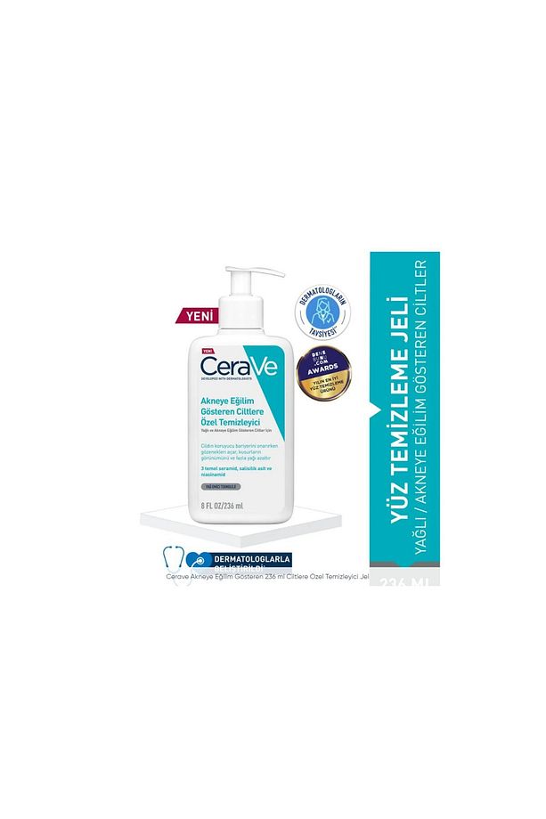 AKNEYE EĞİLİM GÖSTEREN CİLTLERE ÖZEL TEMİZLEYİCİ 236 ML 8602853651973 - 1