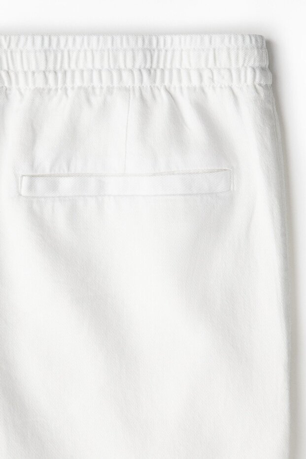 Keten Karışımlı Şort Relaxed Fit - 6